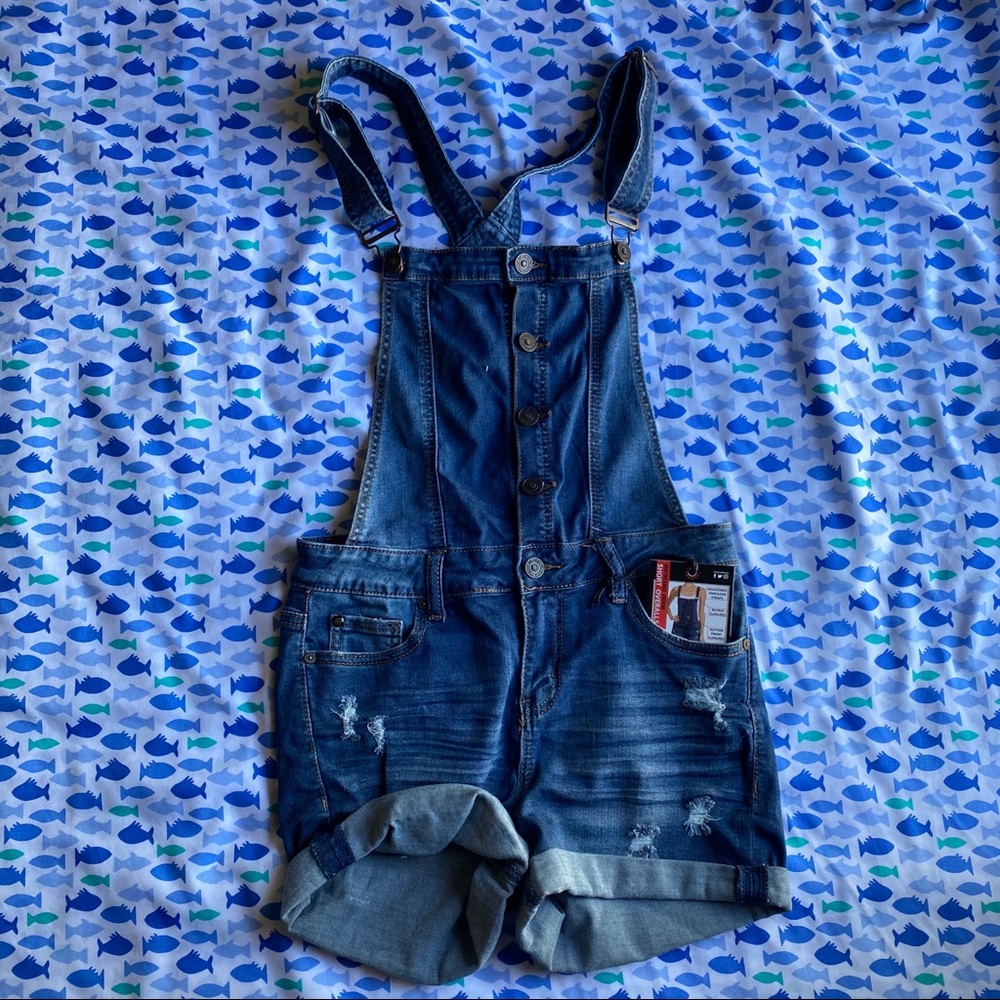 Distressed Overalls NWT